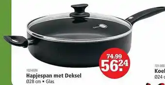 Marskramer Hapjespan met deksel aanbieding