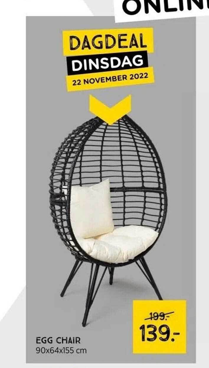 Egg chair aanbieding bij Xenos