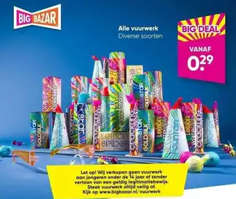 Big Bazar Alle vuurwerk aanbieding