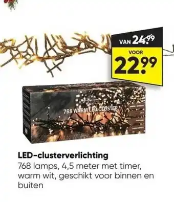 Big Bazar Led-clusterverlichting aanbieding