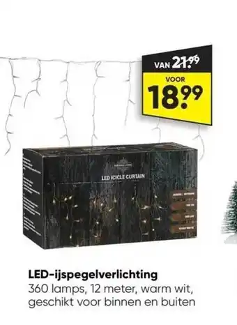 Big Bazar Led-ijspegelverlichting aanbieding