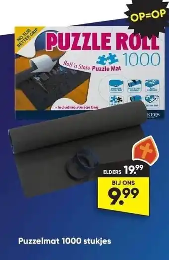 Big Bazar Puzzelmat 1000 stukjes aanbieding