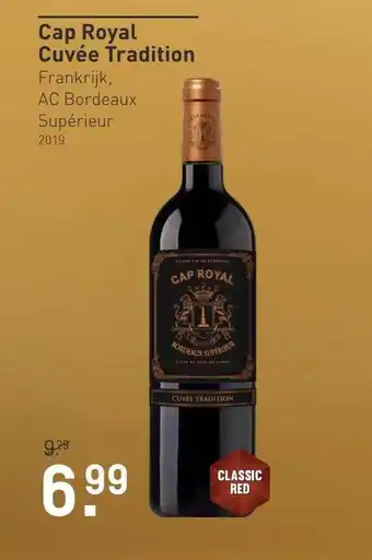 Gall & Gall Cap royal cuvee tradition frankrijk ac bordeaux superieur 2019 aanbieding