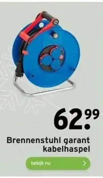 GAMMA Brennenstuhl garant kabelhaspel aanbieding