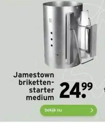 GAMMA Jamestown brikettenstarter medium aanbieding