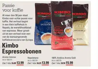 Sligro Kimbo espressobonen aanbieding