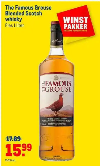 Makro The famous grouse blended scotch whisky aanbieding