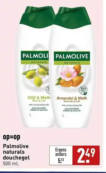 ALDI Palmolive naturals douchegel aanbieding