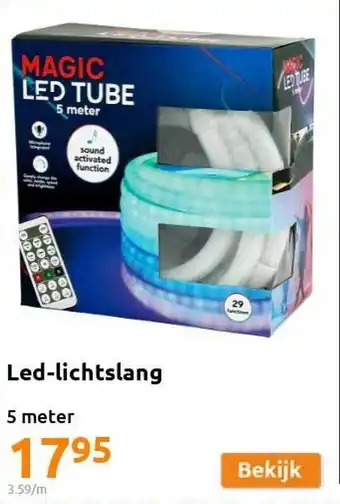 Action Led-lichtslang aanbieding