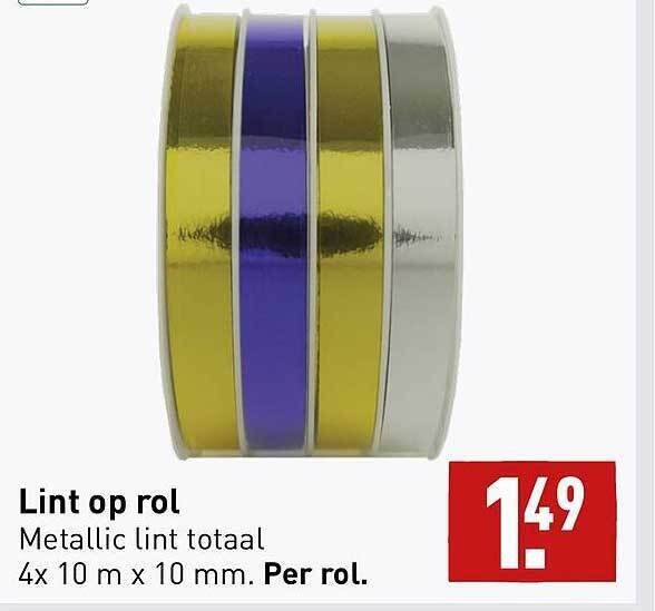 Lint op rol aanbieding bij ALDI