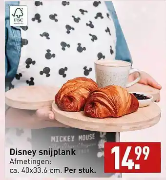 ALDI Disney snijplank aanbieding