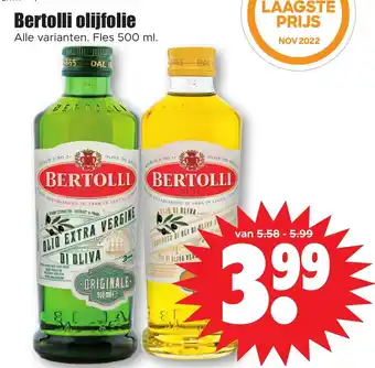 Dirk Bertolli olijfolie 500 ml aanbieding