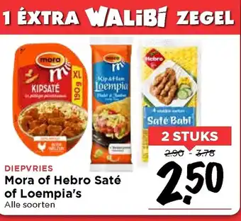 Vomar Voordeelmarkt Mora of Hebro sate of Loempia's 2st aanbieding