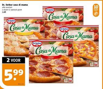 Poiesz Dr. Oetker casa di mama aanbieding