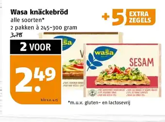 Poiesz Wasa knackebrod aanbieding