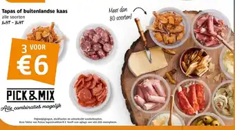 Poiesz Tapas of buitenlandse kaas aanbieding