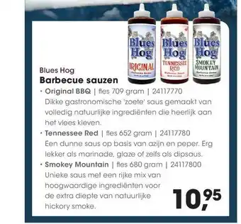 HANOS Blues hog barbecue sauzen aanbieding