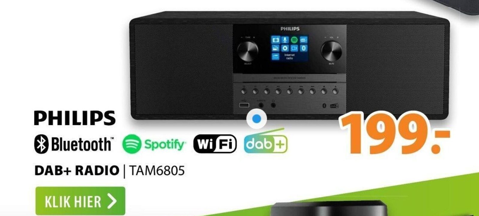 Philips dab+radio TAM6805 aanbieding bij Expert