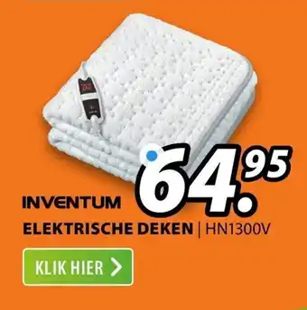 Expert Inventum elektrische deken HN1300V aanbieding