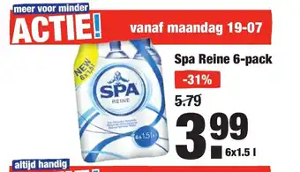 ALDI Spa Reine 6x1.5L aanbieding