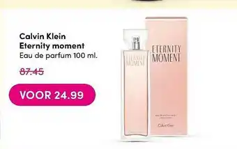 DA Calvin klein eternity moment eau de parfum 100 ml aanbieding