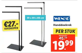 Lidl Handdoekrek aanbieding