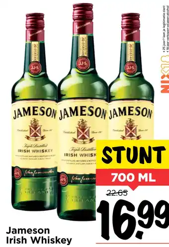 Vomar Voordeelmarkt Jameson Irish Whiskey aanbieding