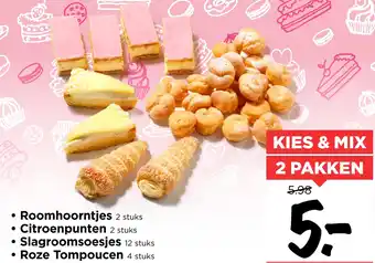 Vomar Voordeelmarkt Toetjes aanbieding