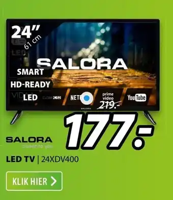 Expert Salora LED TV 24XDV400 aanbieding