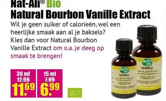 Gezond & Wel Nat-ali® natural bourbon vanille extract aanbieding