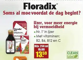 Gezond & Wel Floradixx ijzer aanbieding