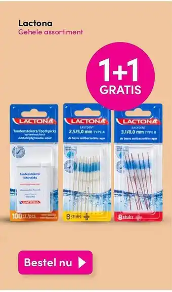 DA Lactona 1+1 gratis aanbieding