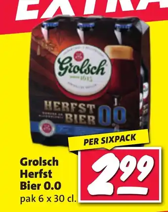 Nettorama Grolsch Herfst Bier pak 6 x 30 cl. per sixpack aanbieding