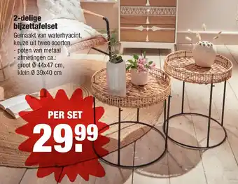 ALDI Bijzettafelset 2-delige aanbieding