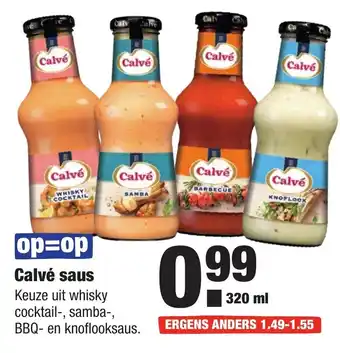 ALDI Calve Saus 320ml aanbieding