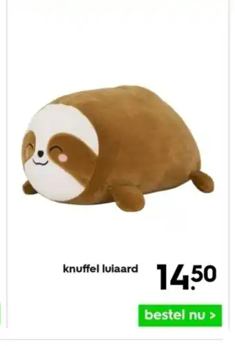 HEMA Knuffel luiaard aanbieding