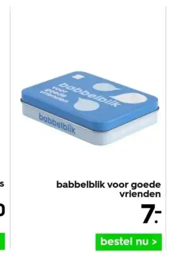 HEMA Babbelblik voor goede vrienden aanbieding