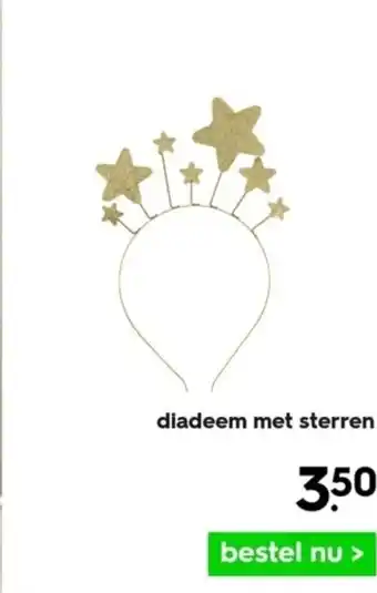 HEMA Diadeem met sterren aanbieding