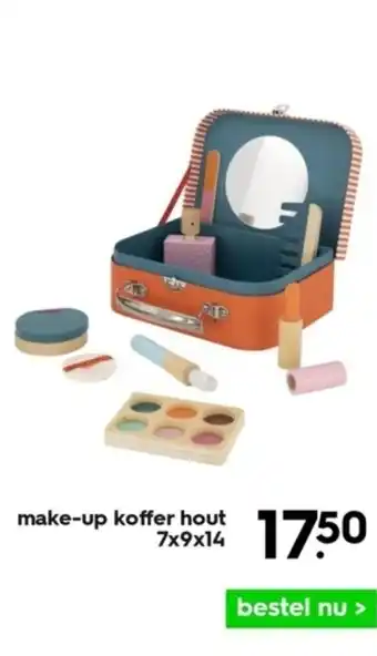 HEMA Make-up koffer hout 7x9x14 aanbieding