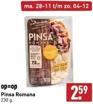 ALDI Op=op pinsa romana 230 g. aanbieding