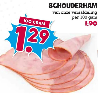 Boon`s Markt Schouderham aanbieding