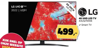 BoXXer Lg 4k uhd led tv 43uq70006 aanbieding