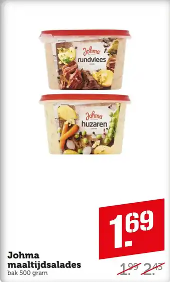 Coop Johma maaltijdsalades aanbieding