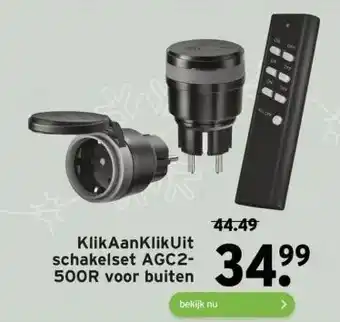 GAMMA Klikaanklikuit schakelset agc2500r voor buiten aanbieding