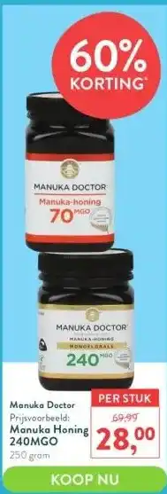 Holland & Barrett Manuka doctor aanbieding