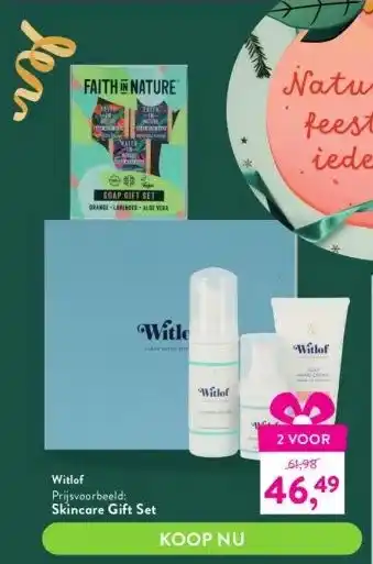 Holland & Barrett Skincare gift set aanbieding