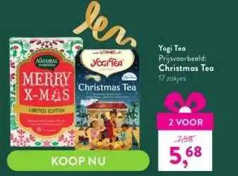 Holland & Barrett Christmas tea aanbieding