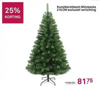 Karwei Kunstkerstboom minnesota 210 cm exclusief verlichting aanbieding