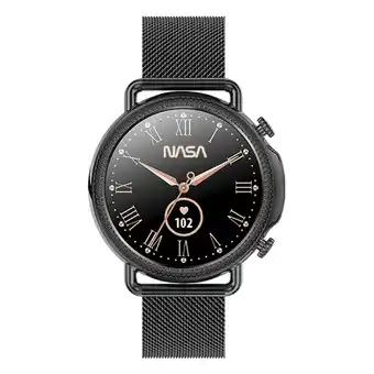 Lucardi Nasa smartwatch zwart bna30109-003 aanbieding