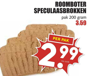 MCD Supermarkt Roomboter speculaasbrokken aanbieding